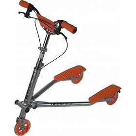 Trikke Tech T5 Series 3-Wheeled Carving Scooter (Orange)