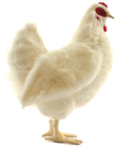 Hansa Hen Plush, White