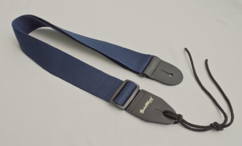 Guitar Strap Navy Blue Nylon Adjustable Acoustic Electric Bass Mandolin Made In USA
