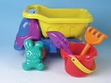 DELUXE LARGE BEACH and SAND DUMP TRUCK TOY PLAYSET