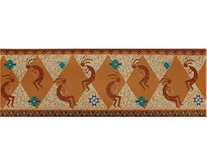 Amazon.com - KOKOPELLI southwestern prepasted WALL PAPER BORDER wallpaper
