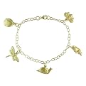14K Gold-Over-Silver Eden Charm Bracelet