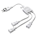 サンワサプライ ACアダプタ専用電源延長コード 2P 3分岐 TAP-EX3WN