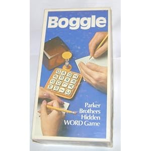 VINTAGE WORD GAME -- Boggle -- Parker Brothers Hidden Word Game -- 1976 VINTAGE WORD GAME -- Boggle -- Parker Brothers Hidden Word Game -- 1976