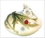 Franz Porcelain Ladybug Trinket Box - 25% OFF SALE