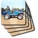 Cars - Blue Jeep - Coasters