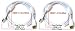 TWIN Pack -- PTC 6ft Premium GOLD Series HDMI 1.3 Certified Cable in Popular White Color