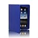 SAVEICON PU Leather Folio Case with Built-in Stand for Apple iPad 1 1st Generation- Navy Blue