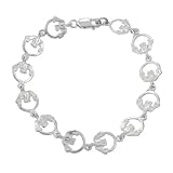Sterling Silver Claddagh Bracelet