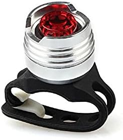 JXTV BTR01 Mountain Bike Warning Tail Light. Fixed Gear Rear Light. Aluminum Alloy Helmet Lights. Bicycle Light(White/Red/Blue/Black)