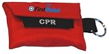 First Voice KEY2 CPR Keychain with Gloves and CPR Barrier, One-Way Valve (10 pack)
