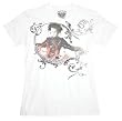 Edward Scissorhands Distressed Line Art T-shirt White