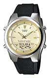 Casio Analog/Digital Combination Watch, EFA109-9AV, 30 Page Databank, 10 Year Battery, 100 Meter Water Resistant, LED Light, World Time, Stopwatch, Countdown Timer, 3 Daily Alarms, Hourly time signal, 12/24 hour formats
