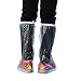 i-BOSOM Reusable Waterproof Outdoor Protective Rain Boot Shoe Covers (Medium, Transparent)