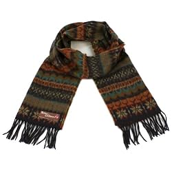 Unisex Winter Better Than Cashmere? Ski Snow Scarf Shawl Fringe Snowflake Blue
