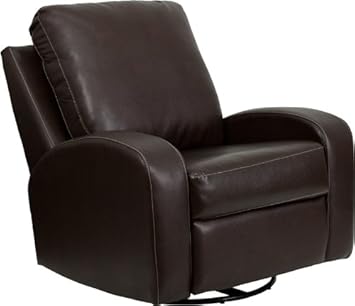 1pc Contemporary Modern Leather Swivel Glider Recliner Chair, FF-0551-12,UTM,FF-0551-12