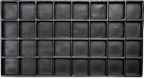 SE - Black Liner Tray, 32 Section (2 Pk)