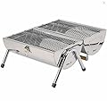 Outdoor Gourmet Stainless Steel Mini Charcoal Grill