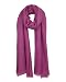 BOVARI Premium 100% Kaschmir Schal magenta 70 x 200 cm