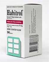 Habitrol Nicotine Gum 2 Boxes 4mg Mint 192 Pieces