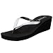 Reef Women's Krystal Star Wedge Sandal,Black/Silver,9 M