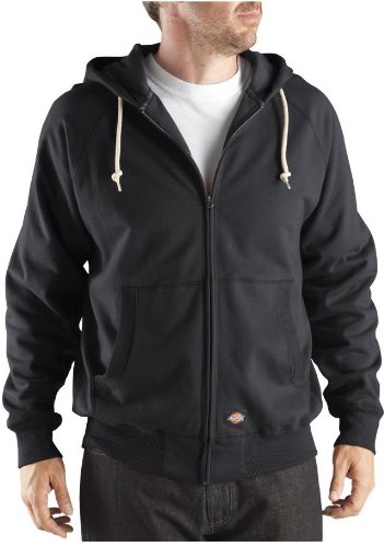 Dickies TW360 Performance Fleeced Hooded Jacket Black Large