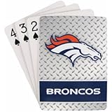Denver Broncos Diamond Plate Playing Cards