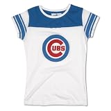 Chicago Cubs Ladies Retro Fashion Logo T-Shirt By Red Jacket