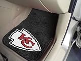 Kansas City Chiefs Printed Carpet Car Mat 2 Piece Set