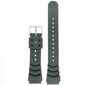 41OM6tUJqXL. SL500 AA280  Seiko Original Rubber Watch Band 20mm Divers Model and Genuine Seiko Spring Bars