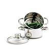 Norpro 1 Quart 3 Piece Mini Steamer Cooker Set