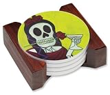 Margarita Ceramic Drink Coaster Set