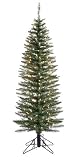5' Pre-Lit Ozark Pine Pencil Artificial Christmas Tree - Clear Lights