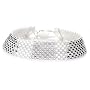 Sterling Silver 8 Rows Solid Bismarck Bracelet 7.5"