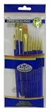 Brush Set Super Value Pack Gold Taklon 10/Pkg