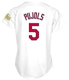 MLB Women's St.Louis Cardinals Albert Pujols Replica Jersey With World Series Patch Fall 2012 (White, X-Large)