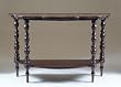 Antique Shoppe "Speckled Brown Blaze" Sofa Table By Powell Furniture