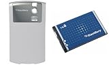 OEM BLACKBERRY 8310 Curve Battery + SILVER Cover Door