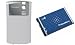 OEM BLACKBERRY 8310 Curve Battery + SILVER Cover Door