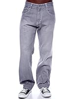 MEN'S SOUTHPOLE RELAXED FIT BASIC WASHED SANDBLAST JEANS 4180