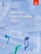 Piano Specimen Sight-Reading Tests, Grade 5 (ABRSM Sight-reading)