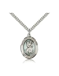 Sterling Silver St. Christopher Pendant w/ chain