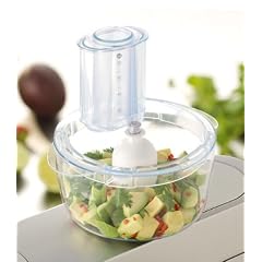 Kenwood AWAT640B02 Multi-Zerkleinerer-Aufsatz, inklusive 6 Scheiben, Titanium, AT 640