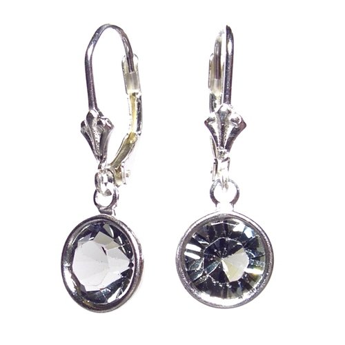 Fine Black Diamond (charcoal grey) Channel Swarovski 