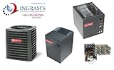 IMAGE OF Goodman R410A 16 SEER Complete Split System Heat Pump 3 Ton 2 Stage (Upflow/Downflow Coil)