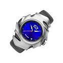 Oakley BLADE II Brushed/Blue/Black Rubber Watch