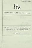 Potassium, magnesium and soil fertility : long term experimental evidence