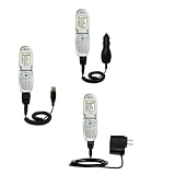 Deluxe Kit for the Samsung VI660 includes a USB cable with Car and Wall Charger - Gomadic Brand w/ TipExchange Technology