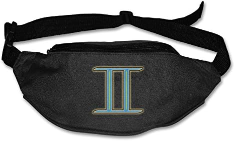 Kim Lennon Gemini The Twins Oxford Multiple Pocket Waist Pack Black