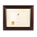 Rosewood Document/Certificate Frame, 8-1/2 x 11, Black Trim